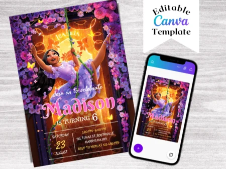 Disney Encanto Birthday Invitation Template | Editable | Printable | Instant Download