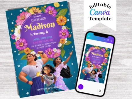 Disney Encanto Birthday Invitation Template | Editable | Printable | Instant Download (Copy)